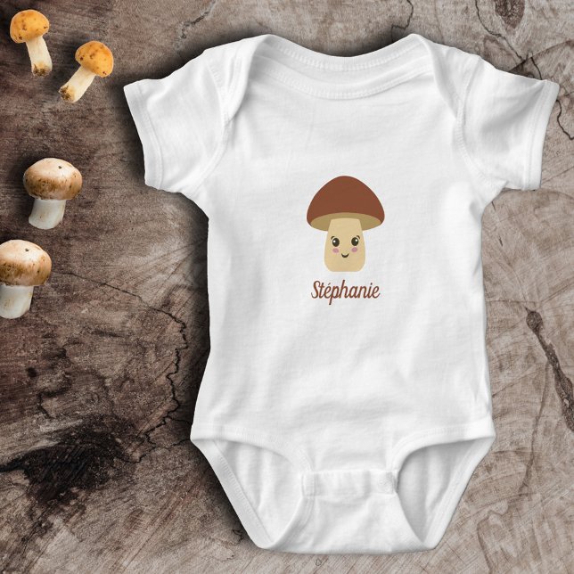 Body Champignons mignons (Cute Mushroom Baby Bodysuit)
