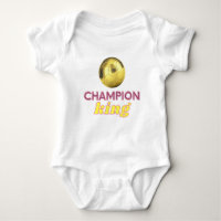 Champion King Baby Bodysuit Blanc