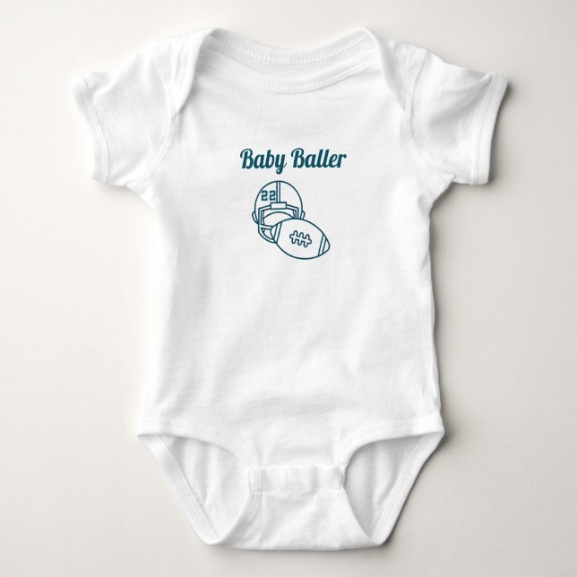 Body Chandail pour bébé Baller (Devant)