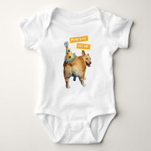 Body Chapeau d'anniversaire pour derrière de Corgi