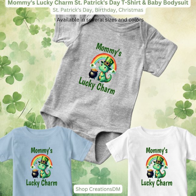 Body Charmant et chanceux maman St. Patrick's Day T-Shi (Créateur téléchargé)
