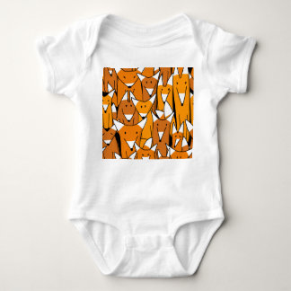 Body Charmante famille Fox : Motif animal joueuse