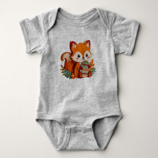 Body Charming 3D Layered Paper Cut Fox with XOXO Patter