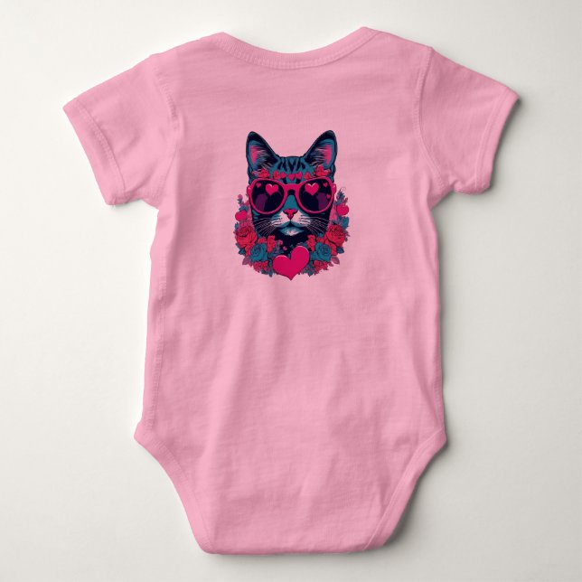 Body Chat avec lunettes de soleil (Dos)