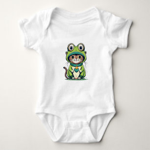 Body Chat bébé mignon avec Casquette de grenouille