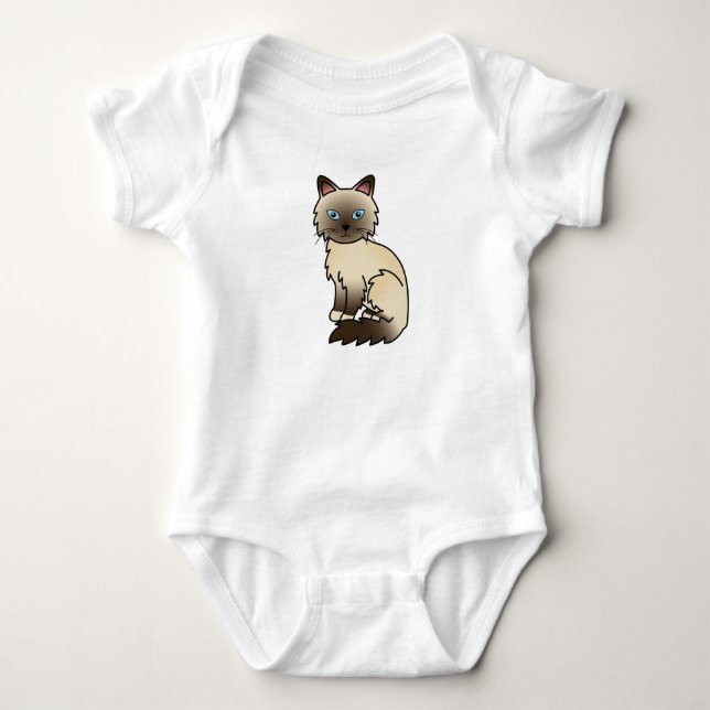 Body Chat Birman / Ragdoll au point chocolat (Devant)