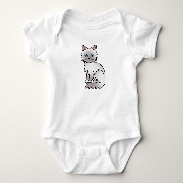 Body Chat Birman / Ragdoll au point lilas (Devant)