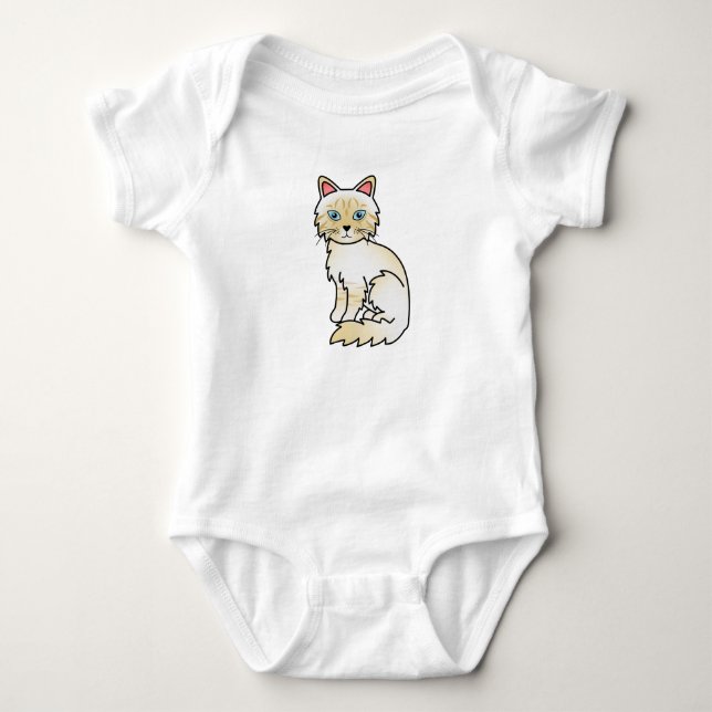 Body Chat Birman / Ragdoll au tabby crème pointe (Devant)