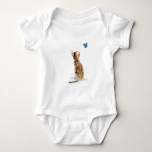 Body Chat et papillon du Bengale