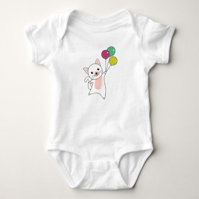 Body Chat Kitten Ballons mignons Animaux Enfants (Devant)