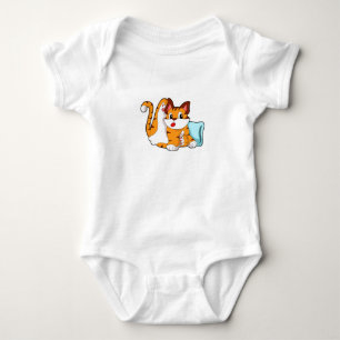 Body Chat tigre avec oreiller