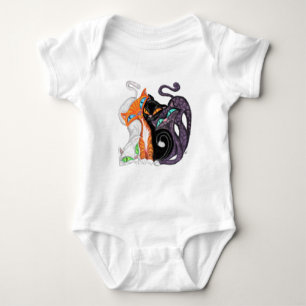 Body Chats en peluche Bodysuit pour bébé - Hugs - Peint