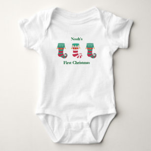 Body Chaussettes de premier Noël de bébé