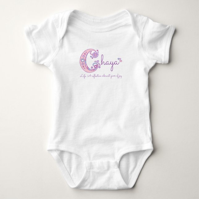 Body Chaya Girls nom signification lettre C monogramme (Devant)