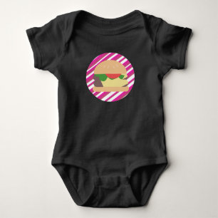 Body Cheeseburger Rose Pâle Ombre Rayures