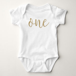 Body Chemise à paillettes fausses pour le premier anniv