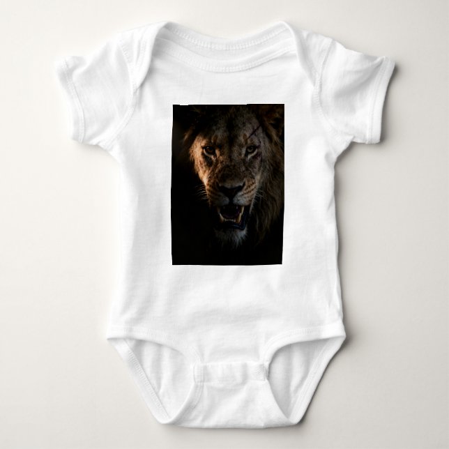 Body chemise avec un lion (Devant)