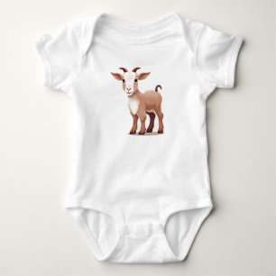 Body Chemise bébé chèvre mignonne animal de ferme