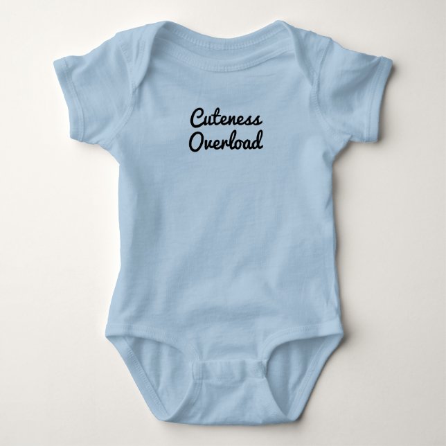 Body Chemise bébé - Cute Overload – Bébé adorable  (Devant)