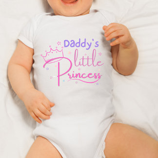 Body Chemise bébé de la petite princesse de papa