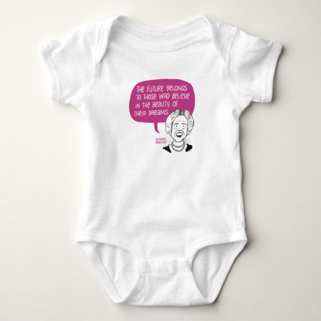 Body Chemise bébé Eleanor Roosevelt (Devant)