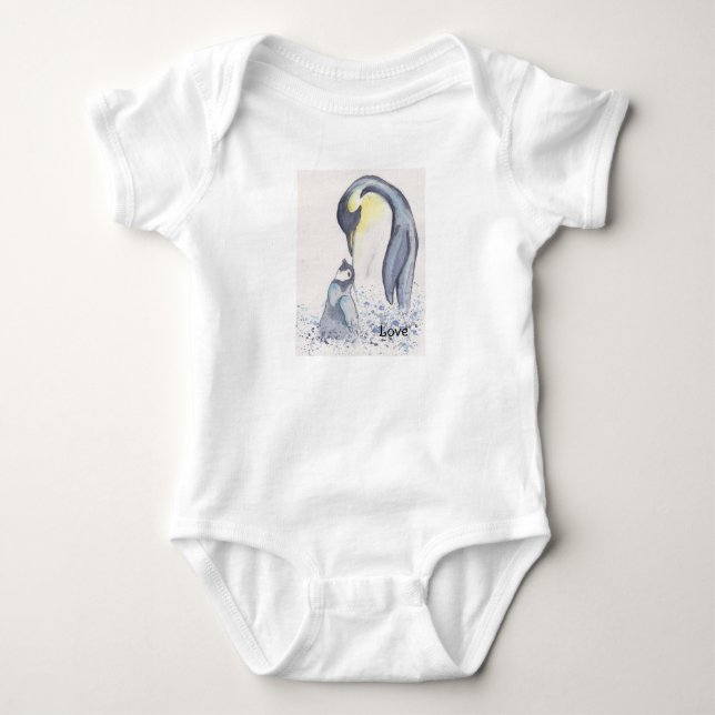 Body chemise bébé manchot  (Devant)