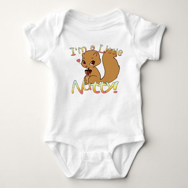 Body Chemise bébé mignonne écureuil (Devant)