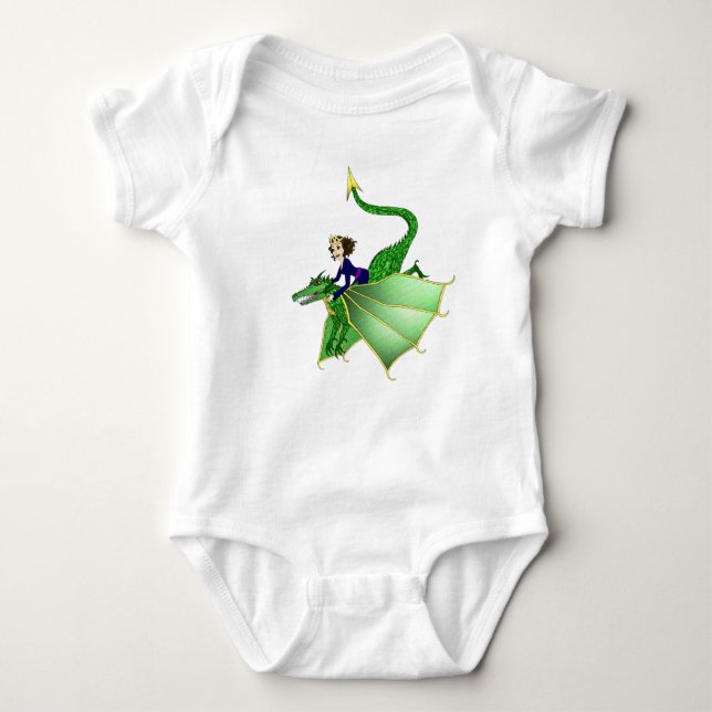 Body Chemise bébé Princesse Dragon, 6-24 mois (Devant)