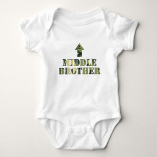 Body Chemise Camo Middle Brother / grande idée de baby