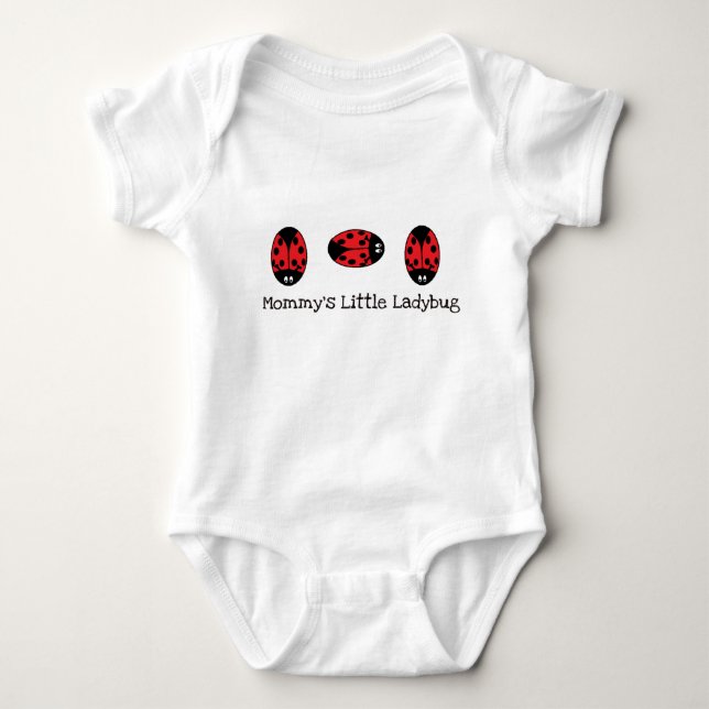 Body Chemise crépiteuse bébé de petite maman Ladybug (Devant)