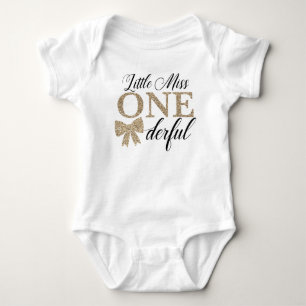 Body Chemise d'anniversaire Little Miss Onederful