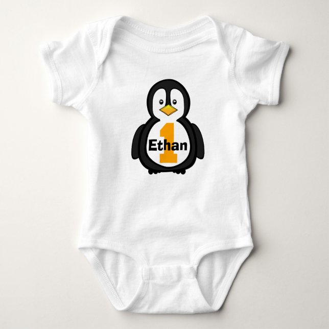 Body Chemise d'anniversaire Penguin (Devant)