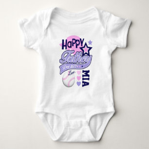 Body Chemise de baseball Fête des pères fille bébé