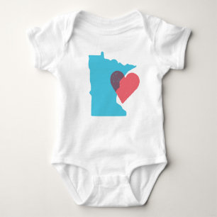 Body Chemise de bébé d'amour d'état du Minnesota