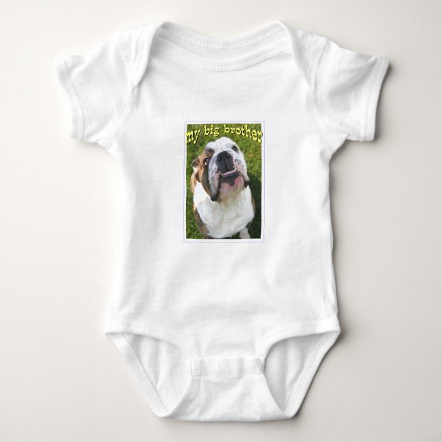 Body Chemise de bébé de bouledogue (Devant)