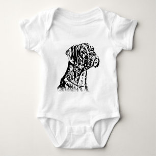 Body Chemise de bébé de chien de boxeur
