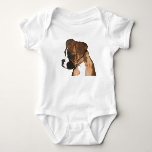 Body Chemise de bébé de chiot de boxeur