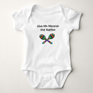 Body Chemise de bébé de hochets de maracas pas