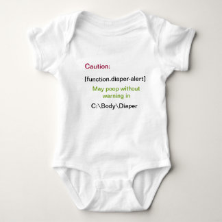 Body Chemise de dunette du bébé du programmeur