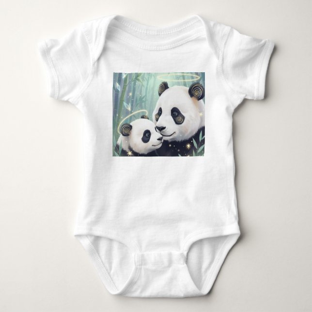 Body Chemise de famille de Panda (Devant)