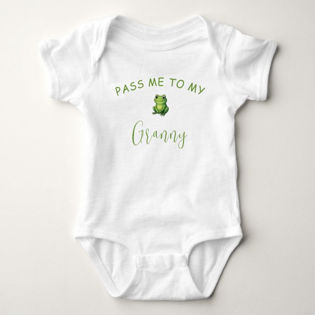 Body Chemise de grand-mère pour bébé (Devant)