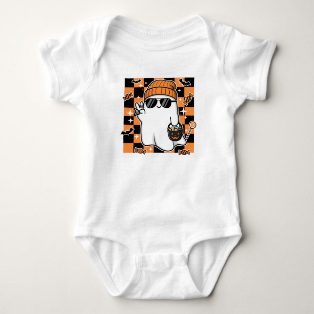 Body Chemise de Halloween pour bébé garçon (Devant)