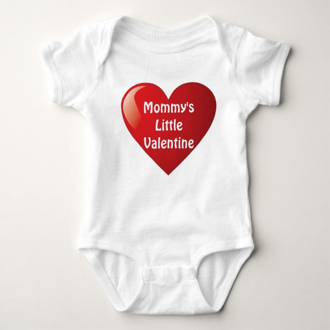 Body Chemise de la petite Saint Valentin de maman (Devant)