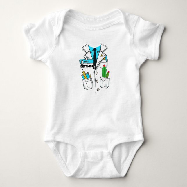 Body Chemise de laboratoire de science Badge de botanis (Devant)