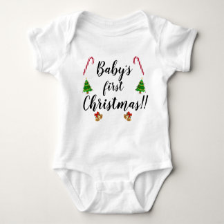 Body Chemise de Noël du bébé mignonne