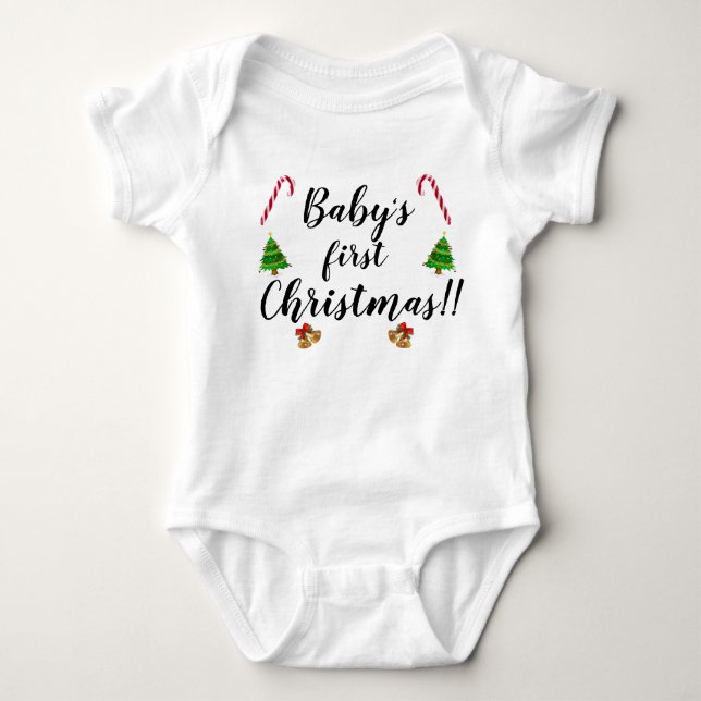 Body Chemise de Noël du bébé mignonne (Devant)