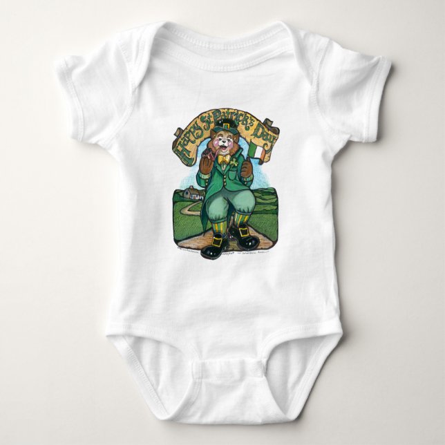 Body Chemise de nourrisson du jour de St Patrick (Devant)