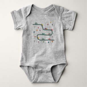 Body Chemise de nuit Bébé Aventure sur route sinueuse -