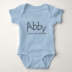 Body Chemise de rupture de bébé d'Abby