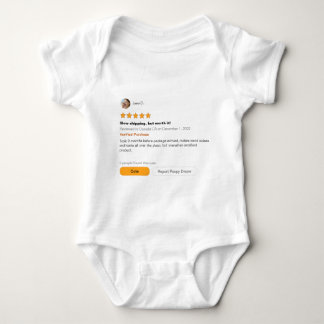 Body Chemise d'évaluation pour bébé / Une pièce ( 0-24